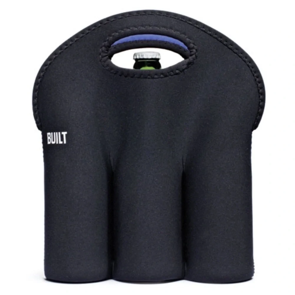 Built Six Pack Tote with Arch Bottle Opener NWT